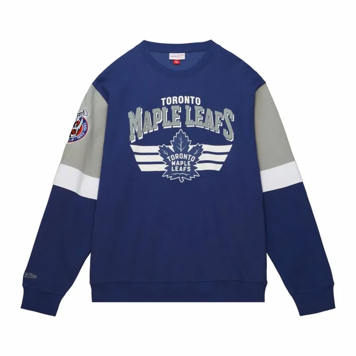 Men039s Hoodies and Sweatshirts Mitchell and Ness All Over Crew 30 Toronto Maple Leafs Men039s Hoodies and Sweatshirts Mitchell and Ness All Over Crew 30 Toronto Maple Leafs