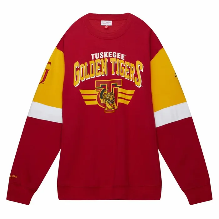 Men039s Hoodies and Sweatshirts Mitchell and Ness All Over Crew 30 Tuskegee University Men039s Hoodies and Sweatshirts Mitchell and Ness All Over Crew 30 Tuskegee University