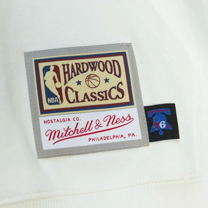 Men039s Hoodies and Sweatshirts Mitchell and Ness Cream Hoodie Philadelphia 76ers Men039s Hoodies and Sweatshirts Mitchell and Ness Cream Hoodie Philadelphia 76ers