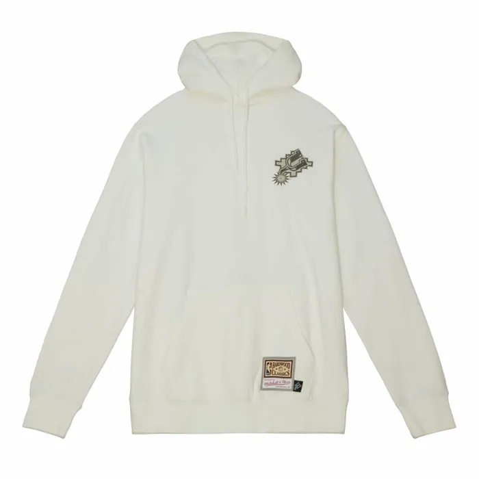 Men039s Hoodies and Sweatshirts Mitchell and Ness Cream Hoodie San Antonio Spurs Men039s Hoodies and Sweatshirts Mitchell and Ness Cream Hoodie San Antonio Spurs