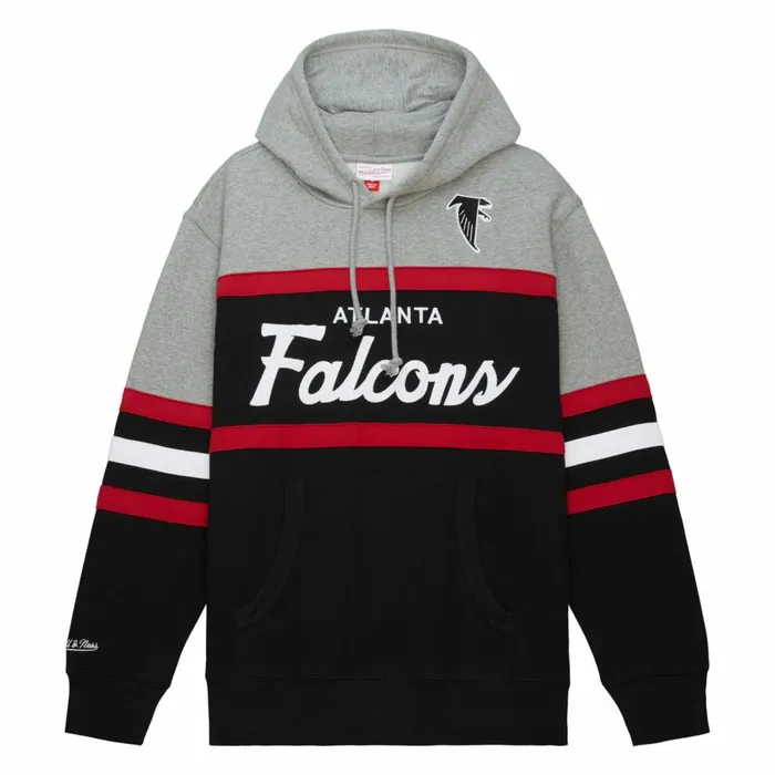 Men039s Hoodies and Sweatshirts Mitchell and Ness Head Coach Hoodie Atlanta Falcons Men039s Hoodies and Sweatshirts Mitchell and Ness Head Coach Hoodie Atlanta Falcons