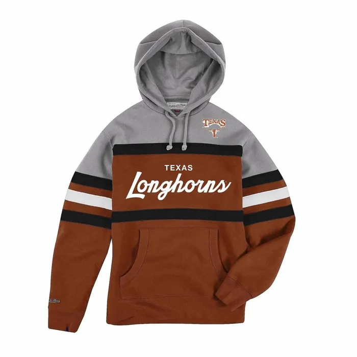 Men039s Hoodies and Sweatshirts Mitchell and Ness Headcoach Hoody University Of Texas At Austin Men039s Hoodies and Sweatshirts Mitchell and Ness Headcoach Hoody University Of Texas At Austin