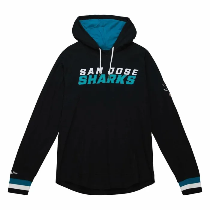 Men039s Hoodies and Sweatshirts Mitchell and Ness Legendary Slub Long Sleeve Hoodie San Jose Sharks Men039s Hoodies and Sweatshirts Mitchell and Ness Legendary Slub Long Sleeve Hoodie San Jose Sharks