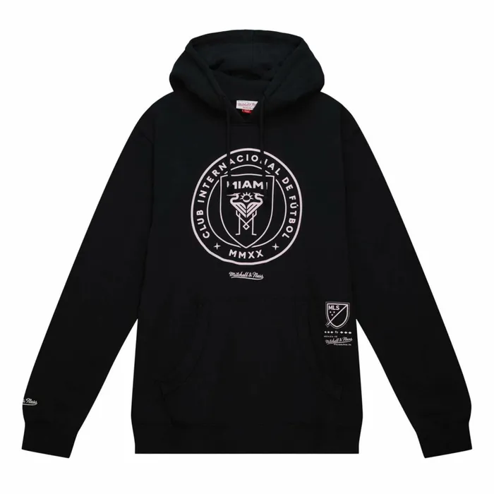 Men039s Hoodies and Sweatshirts Mitchell and Ness Logo Hoodie Inter Miami CF