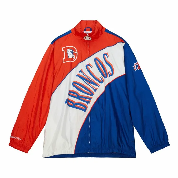 Men039s Jackets and Outerwear Mitchell and Ness Arched Retro Lined Windbreaker Denver Broncos Men039s Jackets and Outerwear Mitchell and Ness Arched Retro Lined Windbreaker Denver Broncos