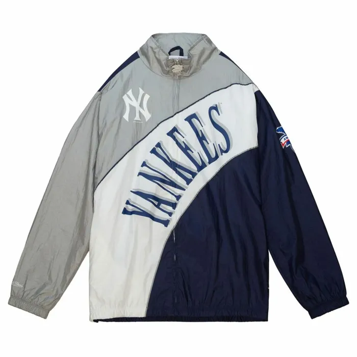 Men039s Jackets and Outerwear Mitchell and Ness Arched Retro Lined Windbreaker New York Yankees Men039s Jackets and Outerwear Mitchell and Ness Arched Retro Lined Windbreaker New York Yankees