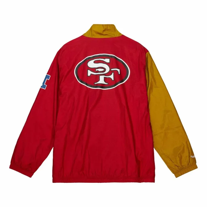 Men039s Jackets and Outerwear Mitchell and Ness Arched Retro Lined Windbreaker San Francisco 49ers Men039s Jackets and Outerwear Mitchell and Ness Arched Retro Lined Windbreaker San Francisco 49ers