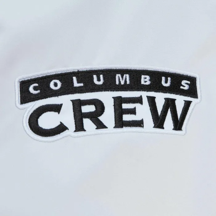 Men039s Jackets and Outerwear Mitchell and Ness City Collection Lightweight Satin Jacket Columbus Crew Men039s Jackets and Outerwear Mitchell and Ness City Collection Lightweight Satin Jacket Columbus Crew