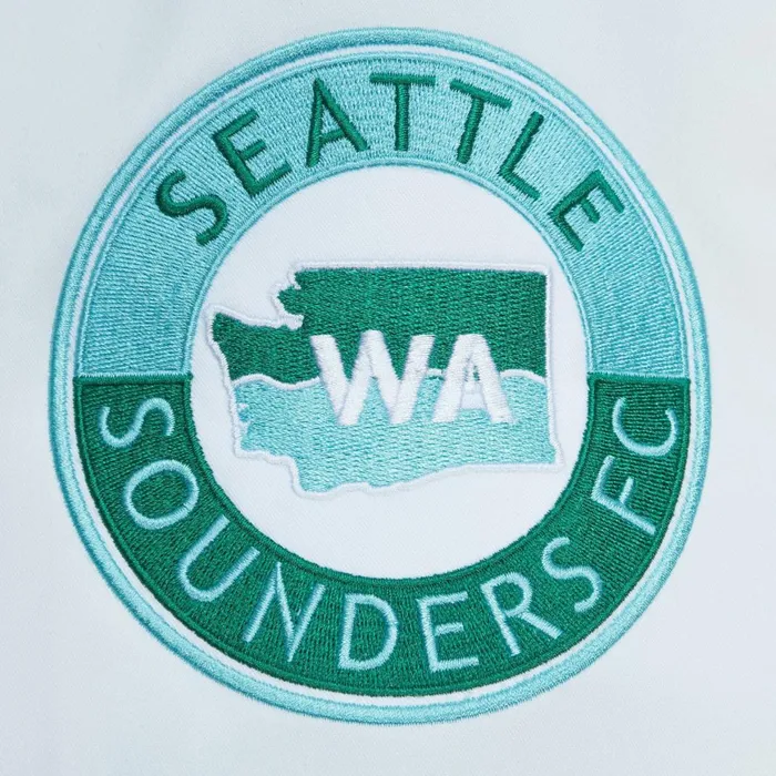 Men039s Jackets and Outerwear Mitchell and Ness City Collection Lightweight Satin Jacket Seattle Sounders FC Men039s Jackets and Outerwear Mitchell and Ness City Collection Lightweight Satin Jacket Seattle Sounders FC