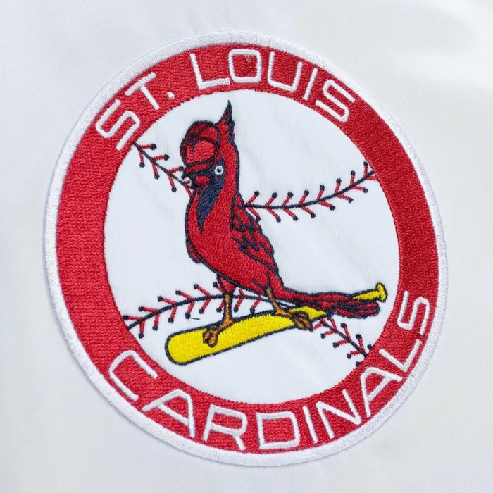 Men039s Jackets and Outerwear Mitchell and Ness City Collection Lightweight Satin Jacket St Louis Cardinals Men039s Jackets and Outerwear Mitchell and Ness City Collection Lightweight Satin Jacket St Louis Cardinals