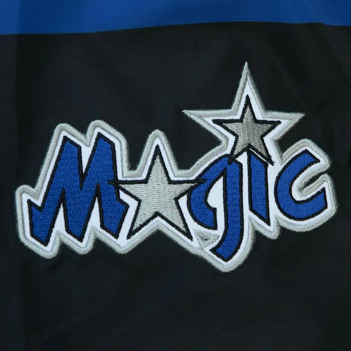 Men039s Jackets and Outerwear Mitchell and Ness Exploded Logo Warm Up Jacket Orlando Magic Men039s Jackets and Outerwear Mitchell and Ness Exploded Logo Warm Up Jacket Orlando Magic
