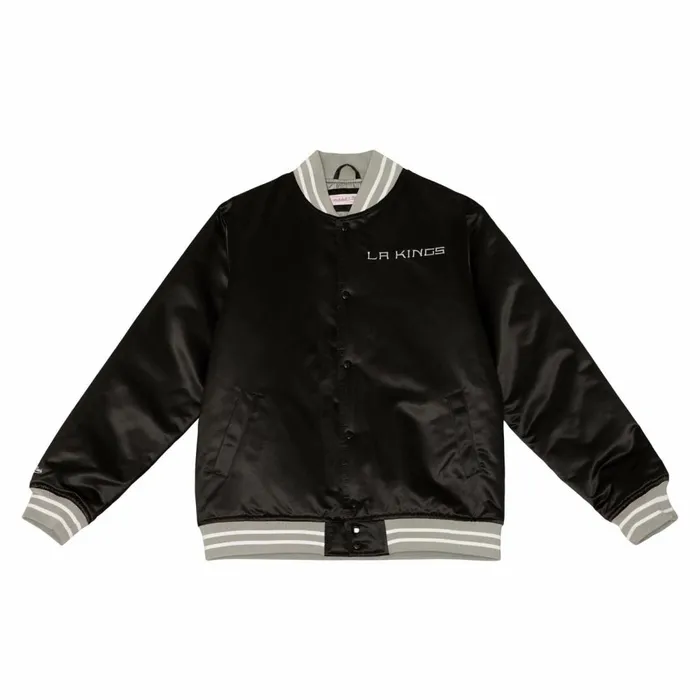 Men039s Jackets and Outerwear Mitchell and Ness Heavyweight Satin Jacket Update Los Angeles Kings Men039s Jackets and Outerwear Mitchell and Ness Heavyweight Satin Jacket Update Los Angeles Kings