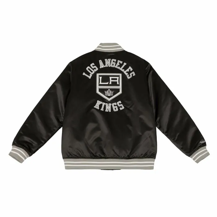 Men039s Jackets and Outerwear Mitchell and Ness Heavyweight Satin Jacket Update Los Angeles Kings Men039s Jackets and Outerwear Mitchell and Ness Heavyweight Satin Jacket Update Los Angeles Kings