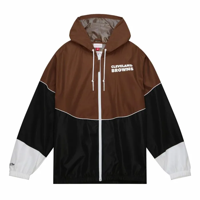 Men039s Jackets and Outerwear Mitchell and Ness Home Team Lightweight Windbreaker Cleveland Browns Men039s Jackets and Outerwear Mitchell and Ness Home Team Lightweight Windbreaker Cleveland Browns