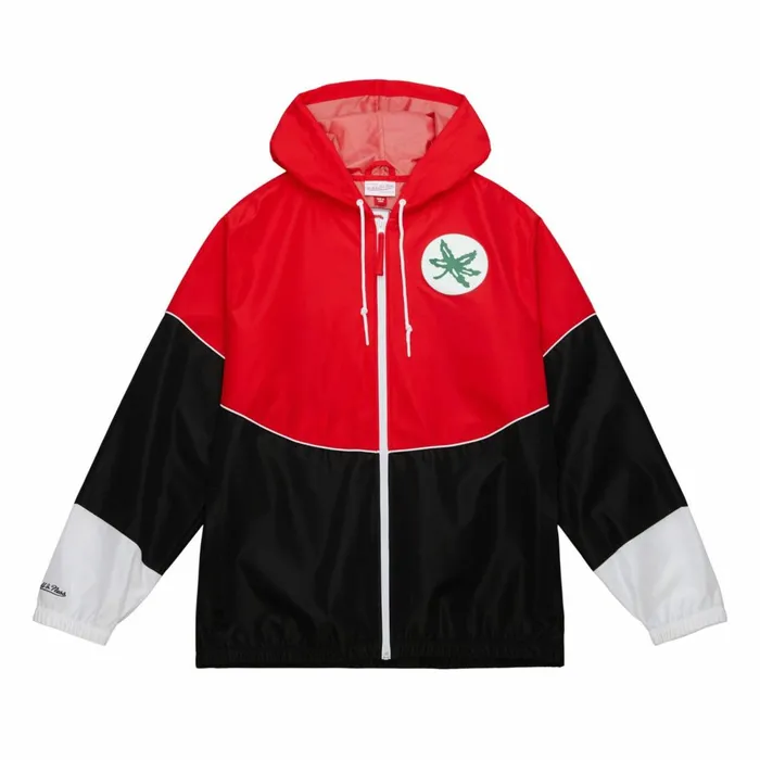 Men039s Jackets and Outerwear Mitchell and Ness Home Team Lightweight Windbreaker Ohio State Men039s Jackets and Outerwear Mitchell and Ness Home Team Lightweight Windbreaker Ohio State