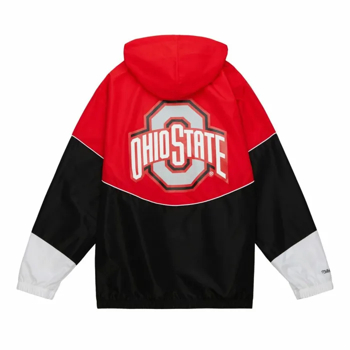 Men039s Jackets and Outerwear Mitchell and Ness Home Team Lightweight Windbreaker Ohio State Men039s Jackets and Outerwear Mitchell and Ness Home Team Lightweight Windbreaker Ohio State