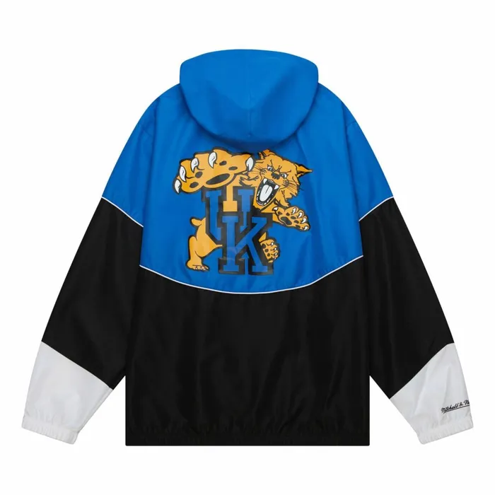 Men039s Jackets and Outerwear Mitchell and Ness Home Team Lightweight Windbreaker University Of Kentucky