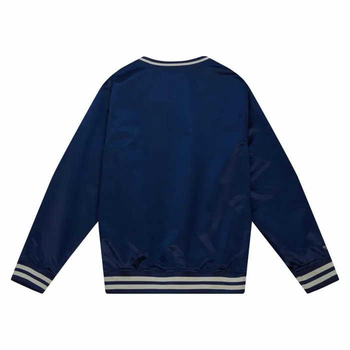 Men039s Jackets and Outerwear Mitchell and Ness Sideline Pullover Satin Jacket Georgetown University Men039s Jackets and Outerwear Mitchell and Ness Sideline Pullover Satin Jacket Georgetown University