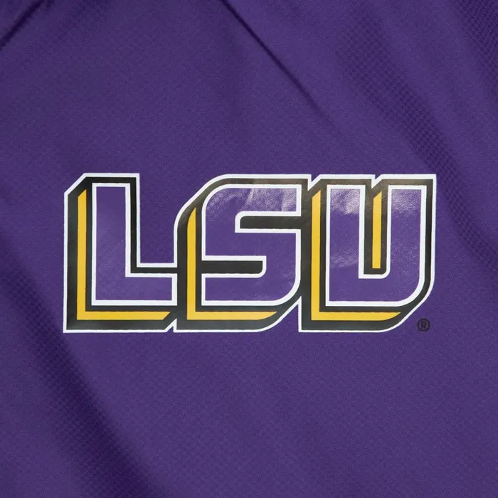 Men039s Jackets and Outerwear Mitchell and Ness Throw It Back Full Zip Windbreaker Louisiana State University Men039s Jackets and Outerwear Mitchell and Ness Throw It Back Full Zip Windbreaker Louisiana State University