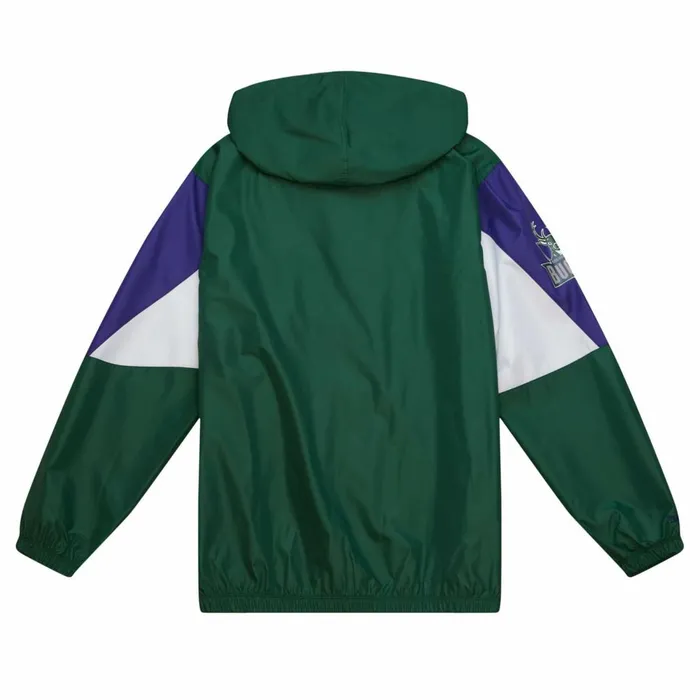 Men039s Jackets and Outerwear Mitchell and Ness Throw It Back Full Zip Windbreaker Milwaukee Bucks Men039s Jackets and Outerwear Mitchell and Ness Throw It Back Full Zip Windbreaker Milwaukee Bucks