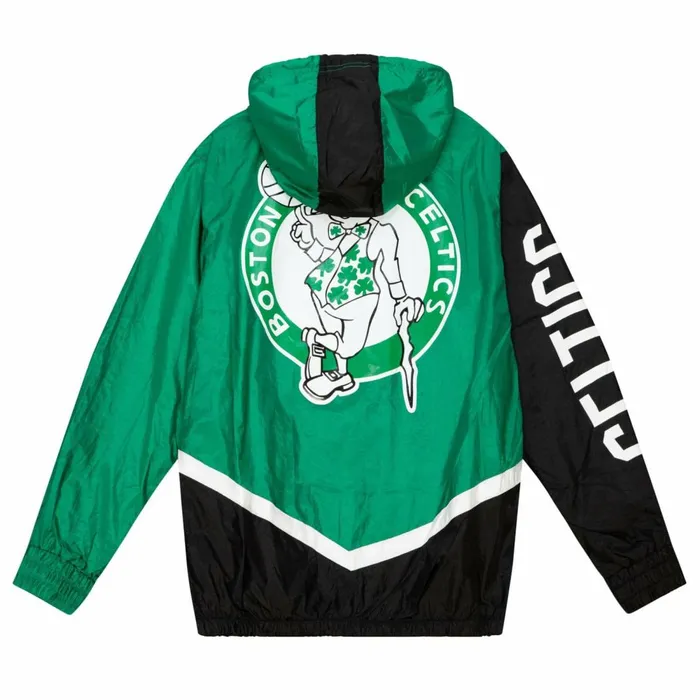 Men039s Jackets and Outerwear Mitchell and Ness Undeniable Full Zip Windbreaker Boston Celtics Men039s Jackets and Outerwear Mitchell and Ness Undeniable Full Zip Windbreaker Boston Celtics