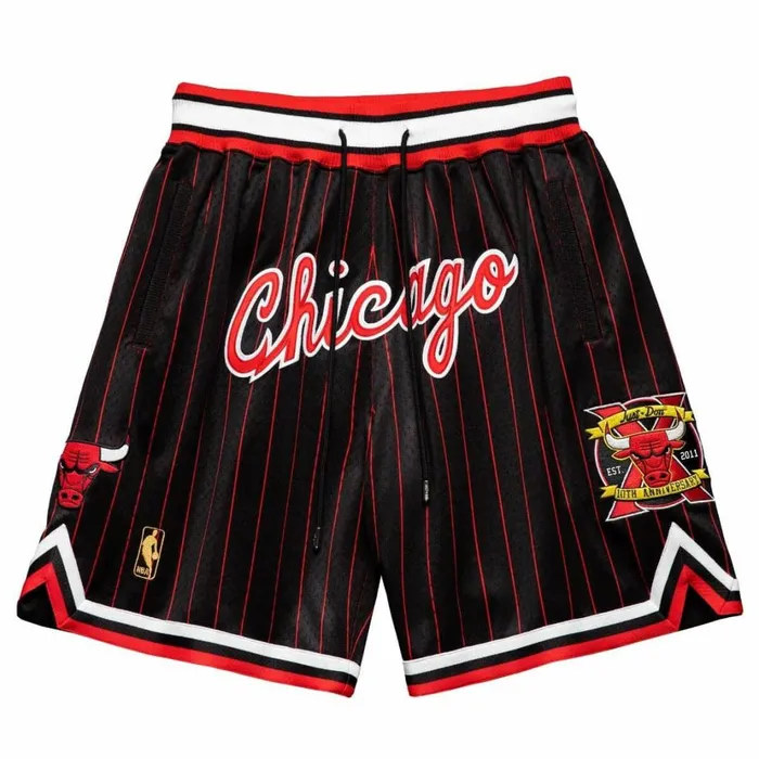 Men039s Just Don Mitchell and Ness Just Don 10th Year Anniversary Shorts Chicago Bulls 1996 Men039s Just Don Mitchell and Ness Just Don 10th Year Anniversary Shorts Chicago Bulls 1996
