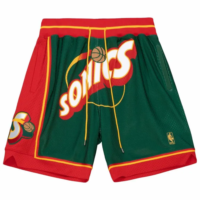 Men039s Just Don Mitchell and Ness Just Don Hardwood Classics Shorts Seattle Supersonics Men039s Just Don Mitchell and Ness Just Don Hardwood Classics Shorts Seattle Supersonics