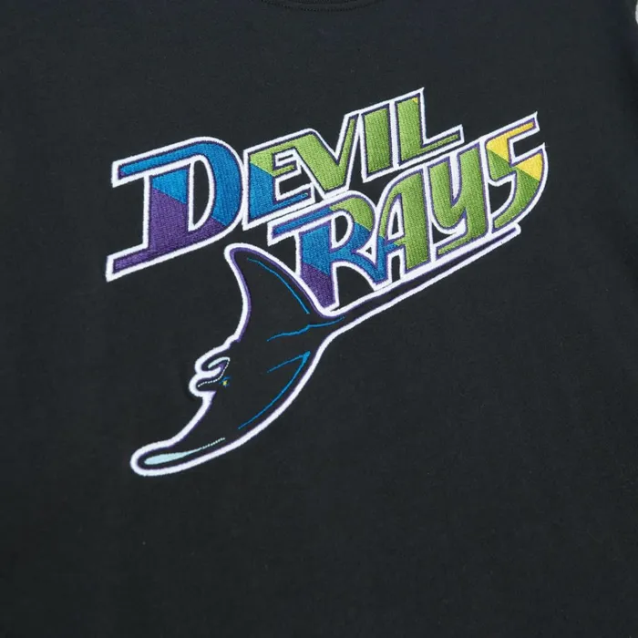 Men039s MLB Mitchell and Ness Color Blocked SS Tee Tampa Bay Rays Men039s MLB Mitchell and Ness Color Blocked SS Tee Tampa Bay Rays
