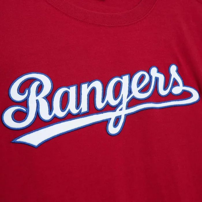 Men039s MLB Mitchell and Ness Color Blocked SS Tee Texas Rangers Men039s MLB Mitchell and Ness Color Blocked SS Tee Texas Rangers