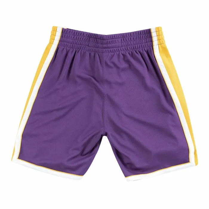 Men039s NBA Authentic Mitchell and Ness Authentic Shorts Los Angeles Lakers Road 200809 Men039s NBA Authentic Mitchell and Ness Authentic Shorts Los Angeles Lakers Road 200809