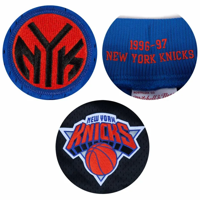 Men039s NBA Authentic Mitchell and Ness Authentic Shorts New York Knicks Road 199697 Men039s NBA Authentic Mitchell and Ness Authentic Shorts New York Knicks Road 199697