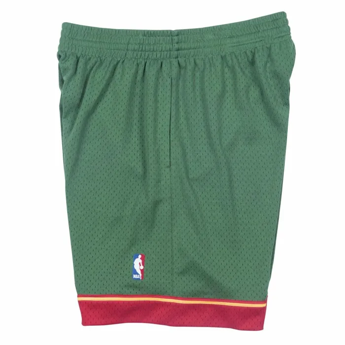 Men039s NBA Swingman Mitchell and Ness Swingman Shorts Seattle SuperSonics Road 199596 Men039s NBA Swingman Mitchell and Ness Swingman Shorts Seattle SuperSonics Road 199596