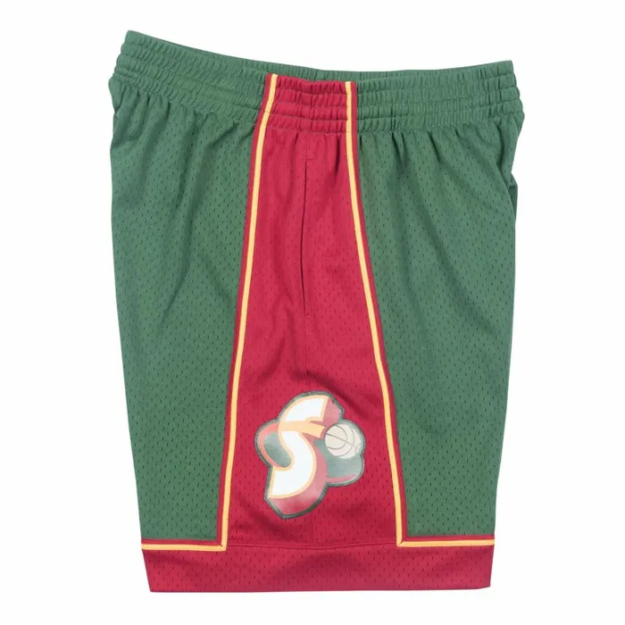 Men039s NBA Swingman Mitchell and Ness Swingman Shorts Seattle SuperSonics Road 199596 Men039s NBA Swingman Mitchell and Ness Swingman Shorts Seattle SuperSonics Road 199596