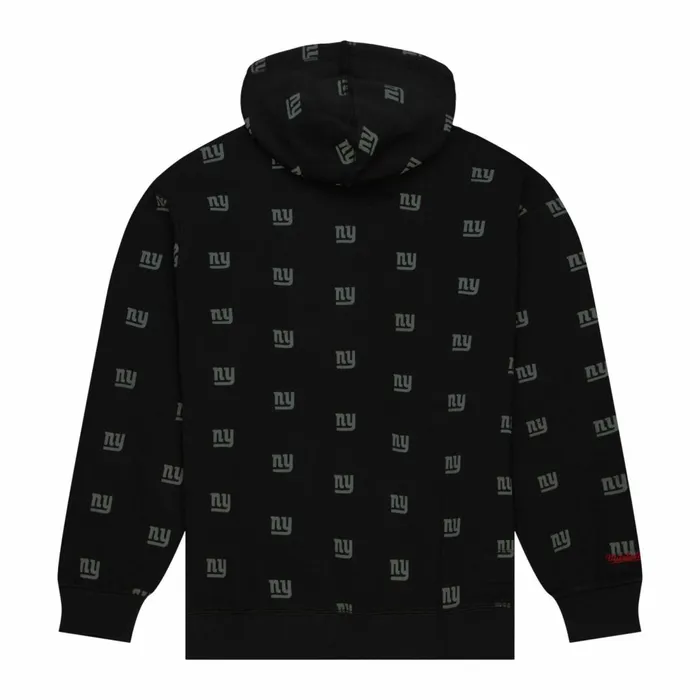 Men039s NFL Mitchell and Ness AOP Fleece Hoodie New York Giants Men039s NFL Mitchell and Ness AOP Fleece Hoodie New York Giants