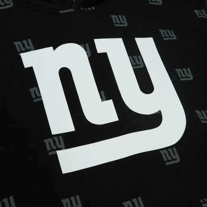 Men039s NFL Mitchell and Ness AOP Fleece Hoodie New York Giants Men039s NFL Mitchell and Ness AOP Fleece Hoodie New York Giants