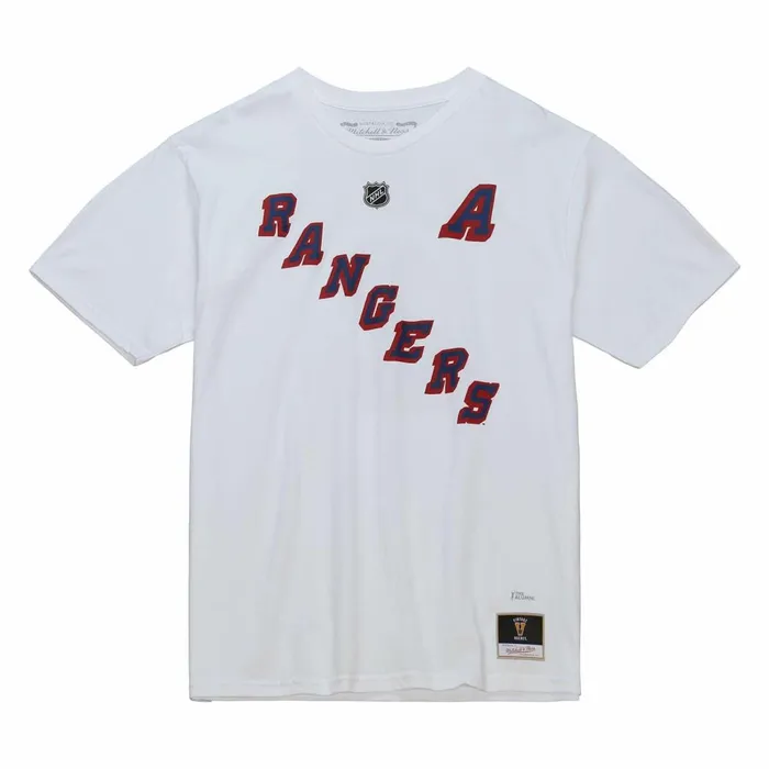 Men039s NHL Mitchell and Ness Name and Number Tee New York Rangers Brian Leetch Men039s NHL Mitchell and Ness Name and Number Tee New York Rangers Brian Leetch