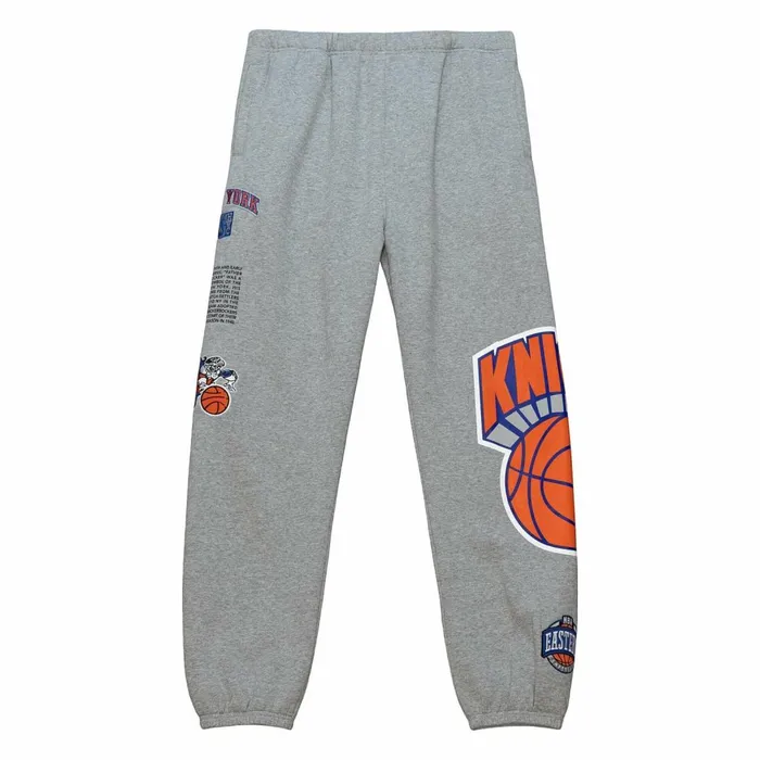 Men039s Pants Mitchell and Ness Team Origins Fleece Pant New York Knicks