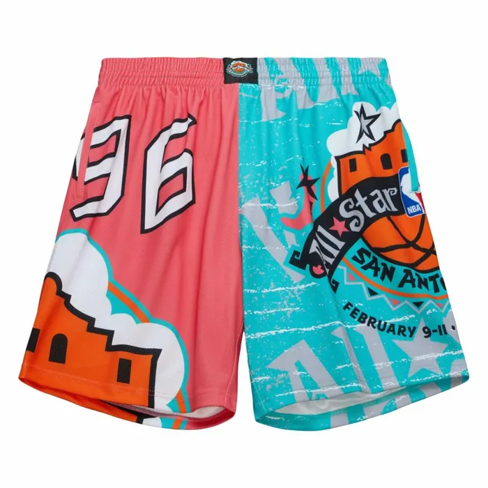 Men039s Shorts Mitchell and Ness Jumbotron 30 Shorts All Star 1996