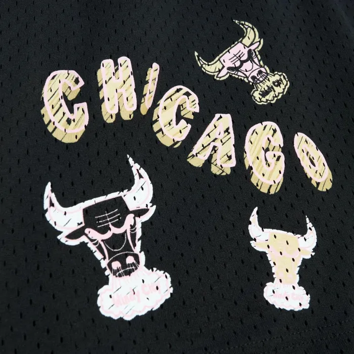 Men039s Shorts Mitchell and Ness Sidewalk Sketch Shorts HWC Chicago Bulls Men039s Shorts Mitchell and Ness Sidewalk Sketch Shorts HWC Chicago Bulls