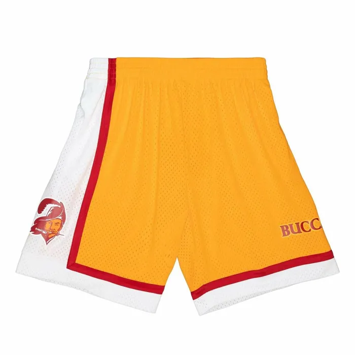 Men039s Shorts Mitchell and Ness Team ID Mesh Shorts Tampa Bay Buccaneers