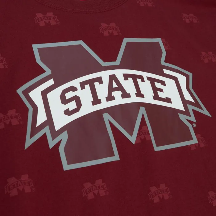 Men039s TShirts and Tops Mitchell and Ness AOP SS Top Mississippi State University Men039s TShirts and Tops Mitchell and Ness AOP SS Top Mississippi State University
