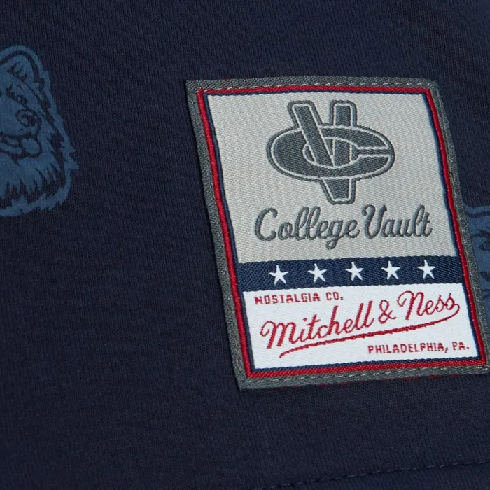 Men039s TShirts and Tops Mitchell and Ness AOP SS Top University Of Connecticut Men039s TShirts and Tops Mitchell and Ness AOP SS Top University Of Connecticut