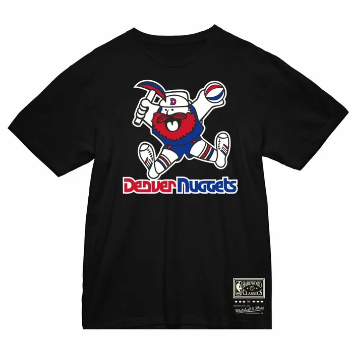 Men039s TShirts and Tops Mitchell and Ness Basic Logo 2 Tee Denver Nuggets
