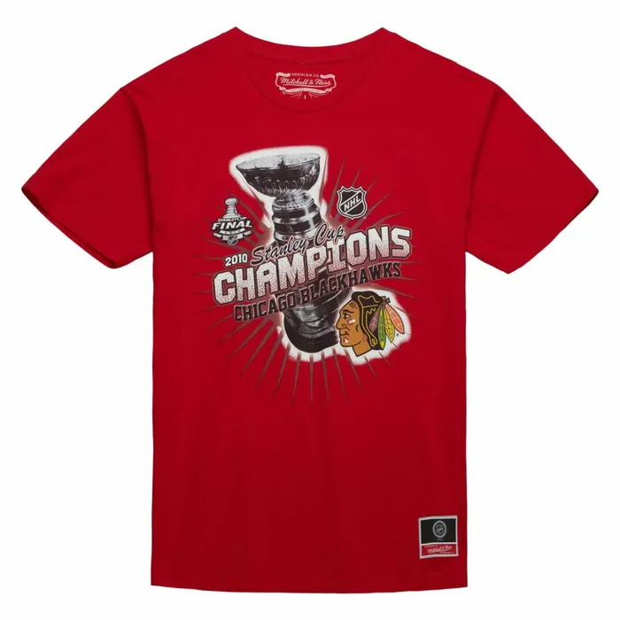 Men039s TShirts and Tops Mitchell and Ness Cup Chase Tee Chicago Blackhawks