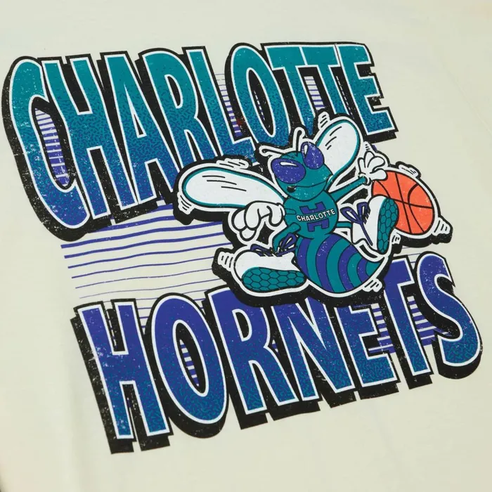 Men039s TShirts and Tops Mitchell and Ness Incline Stacked Tee Charlotte Hornets Men039s TShirts and Tops Mitchell and Ness Incline Stacked Tee Charlotte Hornets