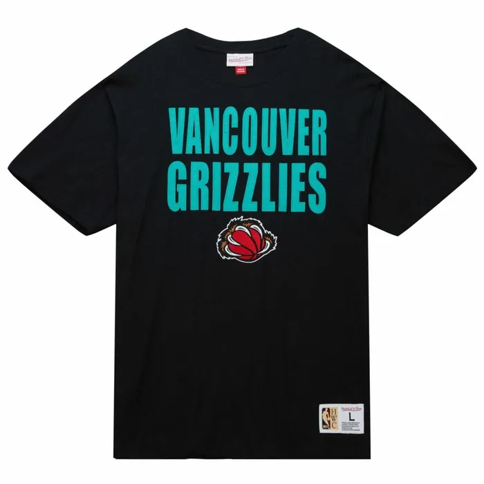 Men039s TShirts and Tops Mitchell and Ness Legendary Slub SS Tee Vancouver Grizzlies Men039s TShirts and Tops Mitchell and Ness Legendary Slub SS Tee Vancouver Grizzlies