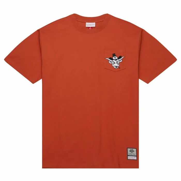 Men039s TShirts and Tops Mitchell and Ness Premium Pocket Tee University Of Texas At Austin Men039s TShirts and Tops Mitchell and Ness Premium Pocket Tee University Of Texas At Austin