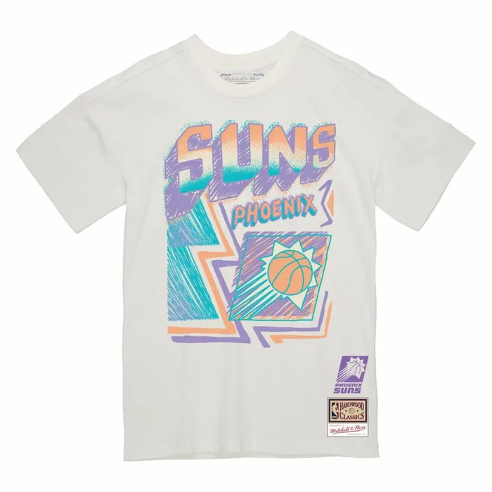 Men039s TShirts and Tops Mitchell and Ness Sidewalk Sketch Tee Phoenix Suns