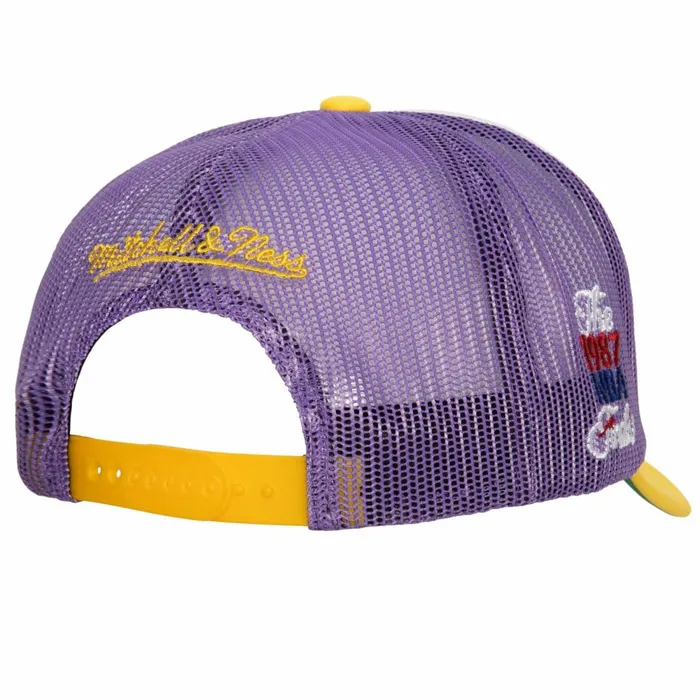 Men039sWomen039s Snapback 1921 Styles Mitchell and Ness Champs Fest Trucker HWC Los Angeles Lakers Men039sWomen039s Snapback 1921 Styles Mitchell and Ness Champs Fest Trucker HWC Los Angeles Lakers