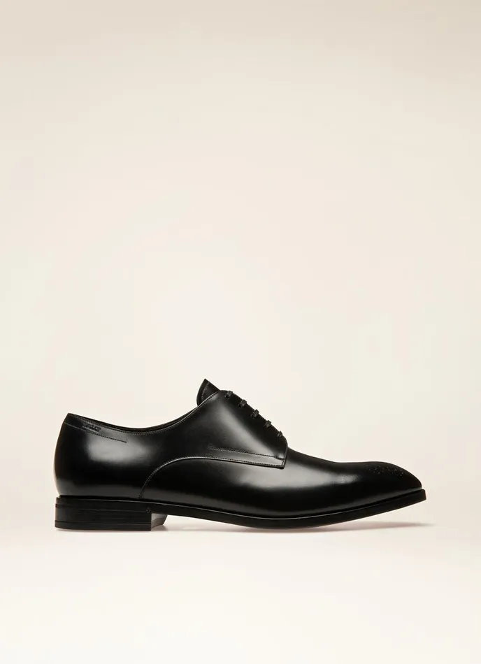 Men Bally LaceUps And Monks Lindron 8211 Leather Derby Shoes In Black